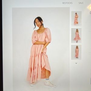 ZOCO DAYMAKER MAXI DRESS - PINK, SIZE SMALL